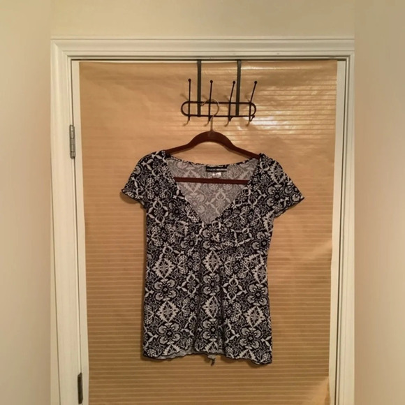 STUDIO DONITTELLA Tops - STUDIO DONITTELLA~ BLOUSE~BLACK~SWEET DETAILS~ XL